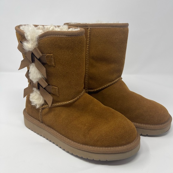 KOOLABURRA BY‎ UGG Chestnut Suede Boots - Picture 1 of 5